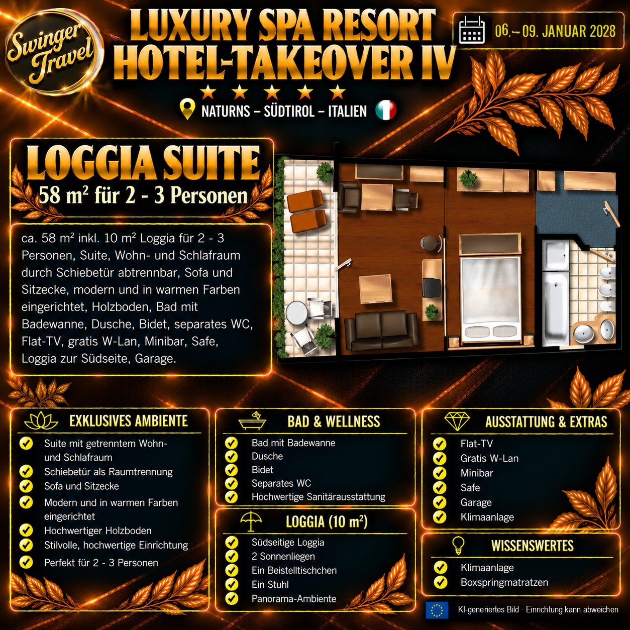 Loggia Suite -- vista de la habitación