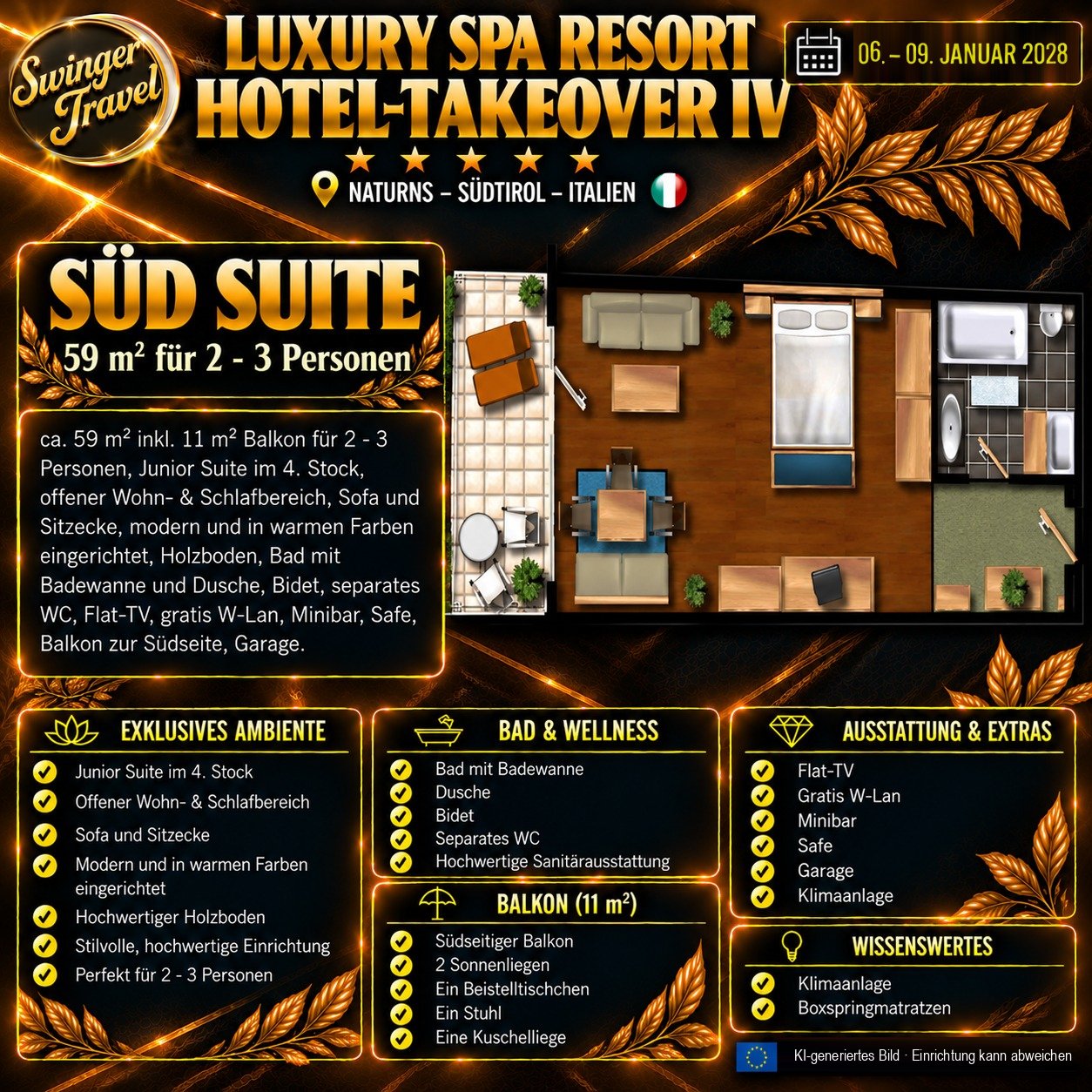 Süd Suite -- vista de la habitación